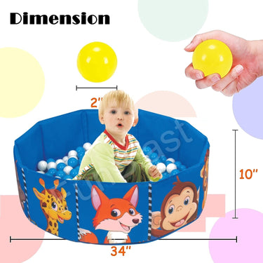 BalloFun | Jugar y descubrir - Piscina de bolas plegable para interior y exterior